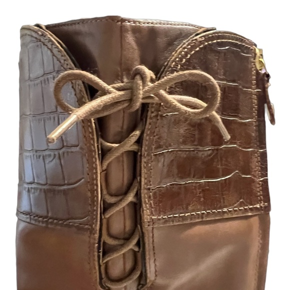 Geox Wistrey Respero Tall Leather Boots Size 39 - Picture 10 of 10